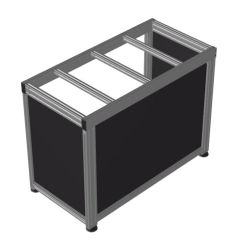 Biotek Marine AluFab 48″ x 24″ x 36″ Aquarium Stand Kit w/ Panels