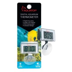 Aquatop Submersible Digital Aquarium Thermometer - White