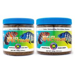 New Life Spectrum Tropical Fish Diet Sinking Medium Pellets