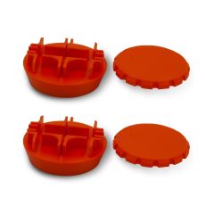 Biotek Marine IntelliLeg Frag Rack System Joiners 2 Pk - Orange