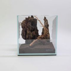 Lifegard 2 Gallon Ultra-Low Iron Nano Rimless Cube Tank