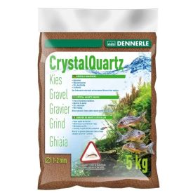 Dennerle Crystal Quartz Gravel - Light Brown-5kg