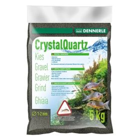 Dennerle Crystal Quartz Gravel - Diamond Black, 5kg
