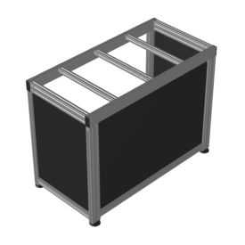 Biotek Marine AluFab 48″ x 24″ x 36″ Aquarium Stand Kit w/ Panels