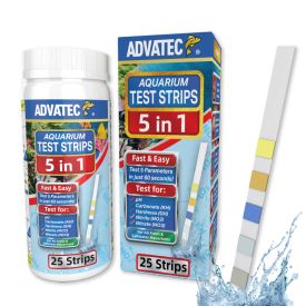 Advatec 5 in 1 Aquarium Test Strips