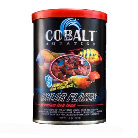 Cobalt Aquatics Color Premium Fish Flakes 5 oz