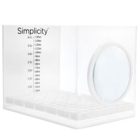 Simplicity Coral Dipping Container w 10X Magnification - 4 l