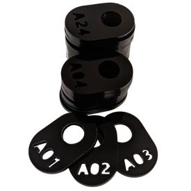 Biotek Marine Black Frag Tags - 100 Pack