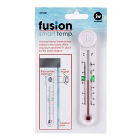 JW Pet Fusion Smart Temp Aquarium Thermometer White