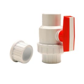 Biotek Marine White PVC Single Union Ball Valves