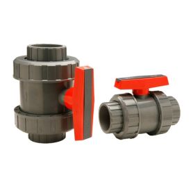 Biotek Marine Gray PVC True Union Ball Valves