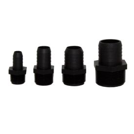 Biotek Marine Pipe Straight MPT x Barb Adapter