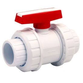 Biotek Marine White PVC True Union Ball Valves